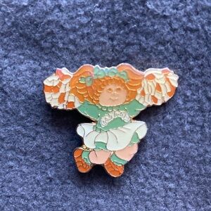 80s Cabbage patch kids cheerleader brooch 1985